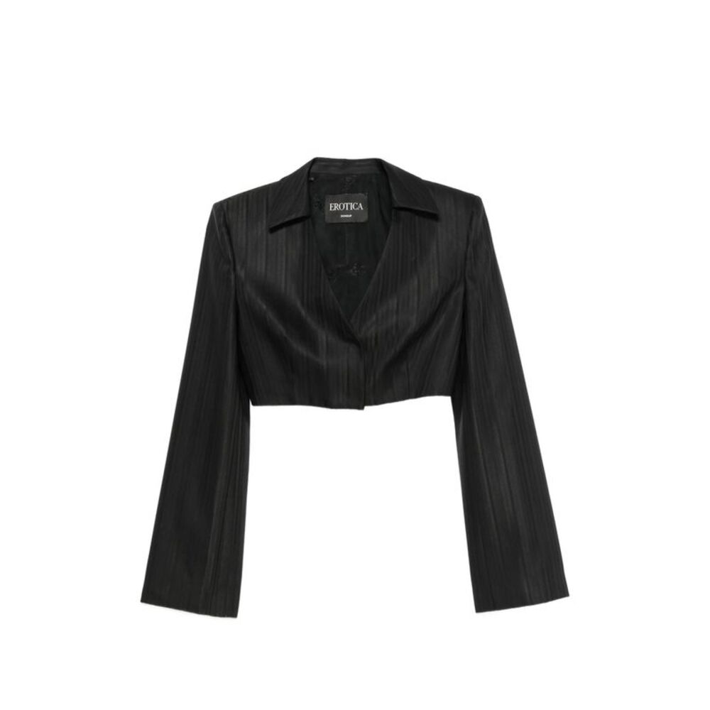 Dondup Black Jackets - Cropped Jackets Women